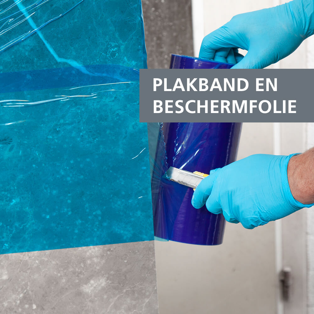 Plakband en beschermfolie